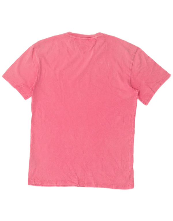 Tommy Hilfiger Herre grafisk T-shirt Top Medium Pink