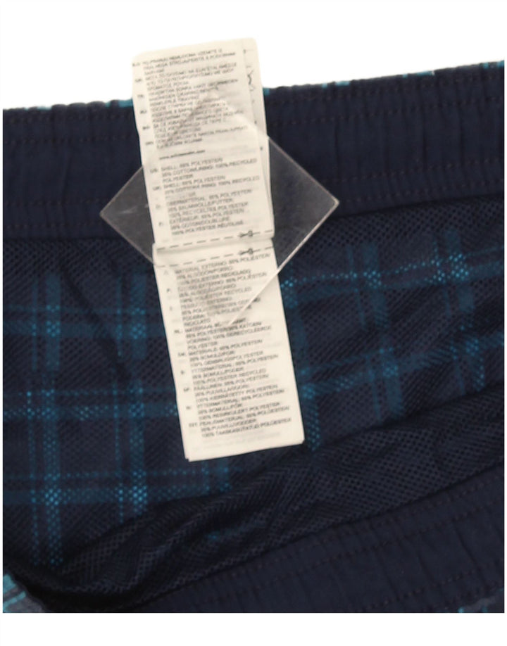 Adidas Badeshorts til mænd Små marineblå ternet polyester