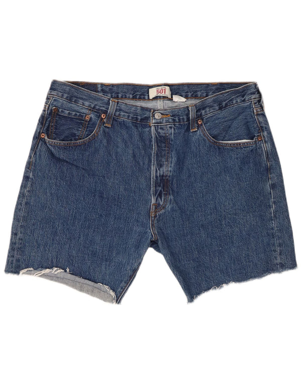 Levi's Mens 501 Denim Shorts W40 XL Blue Cotton