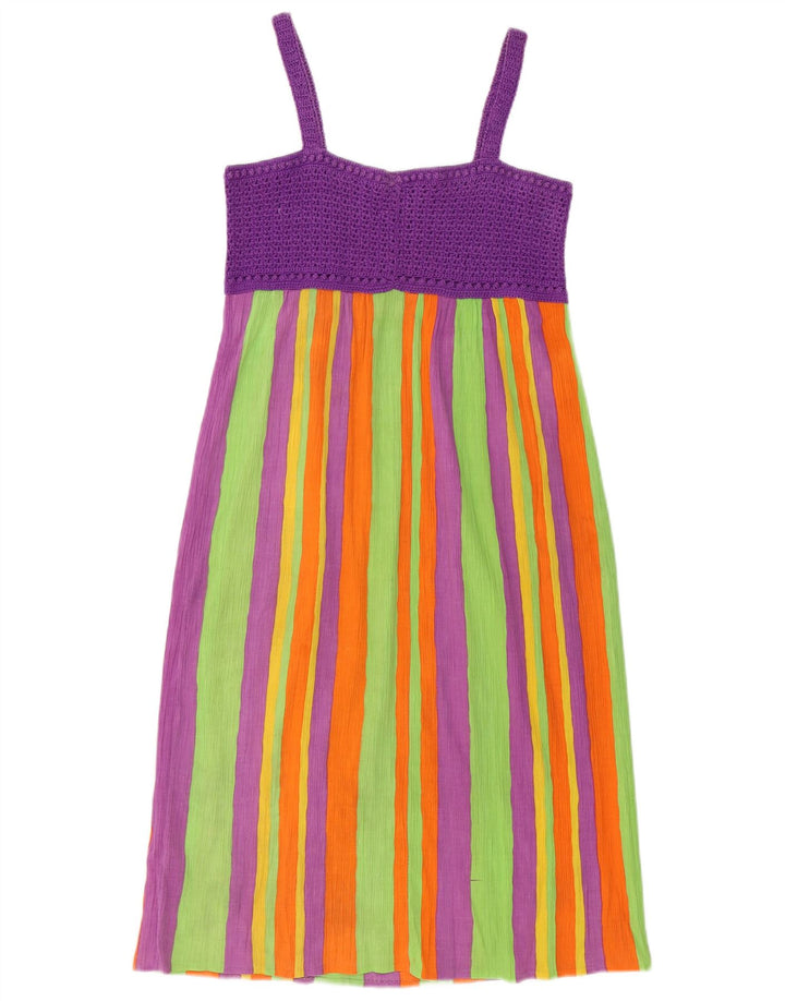 Vintage Dame Sundress UK 8 Small Multicolored Striped