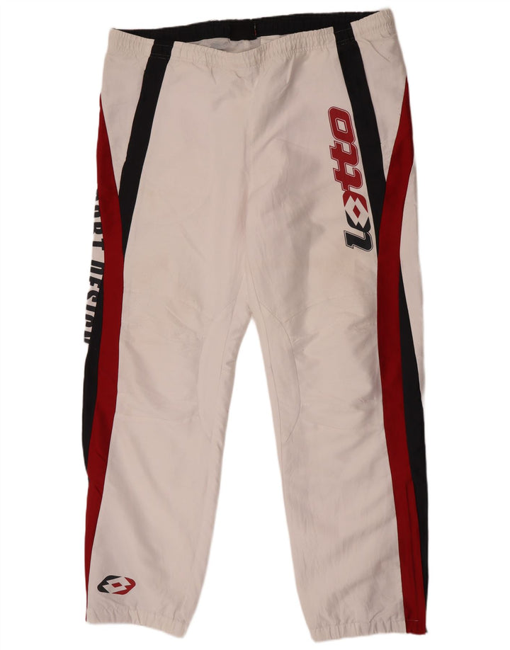 Lotto Herre grafisk hel træningsdragt 2XL Hvid Colourblock Polyester