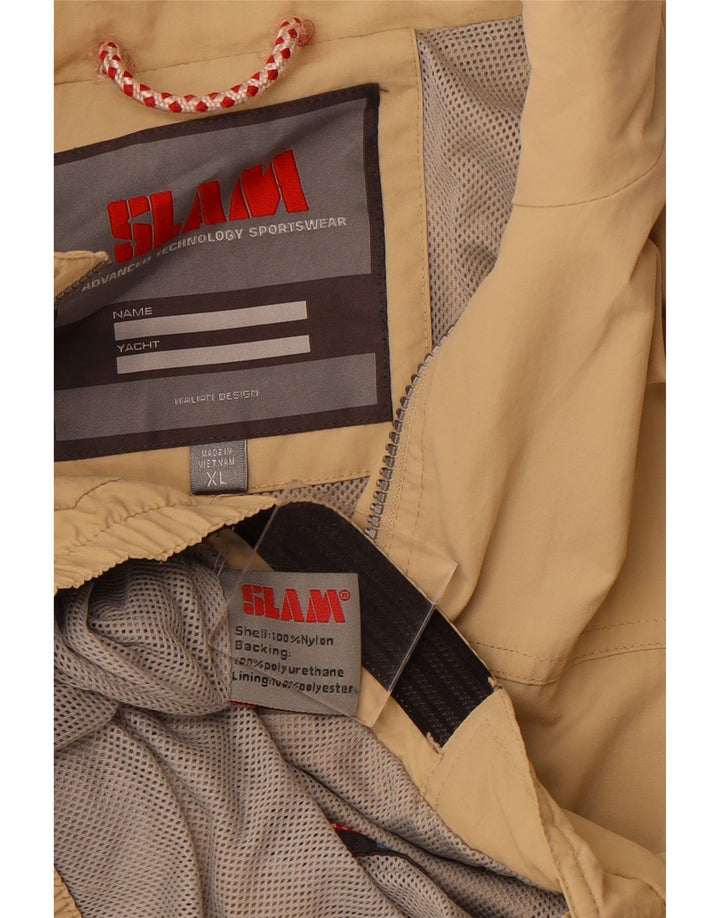 SLAM Regnjakke til mænd UK 42 XL Beige Nylon