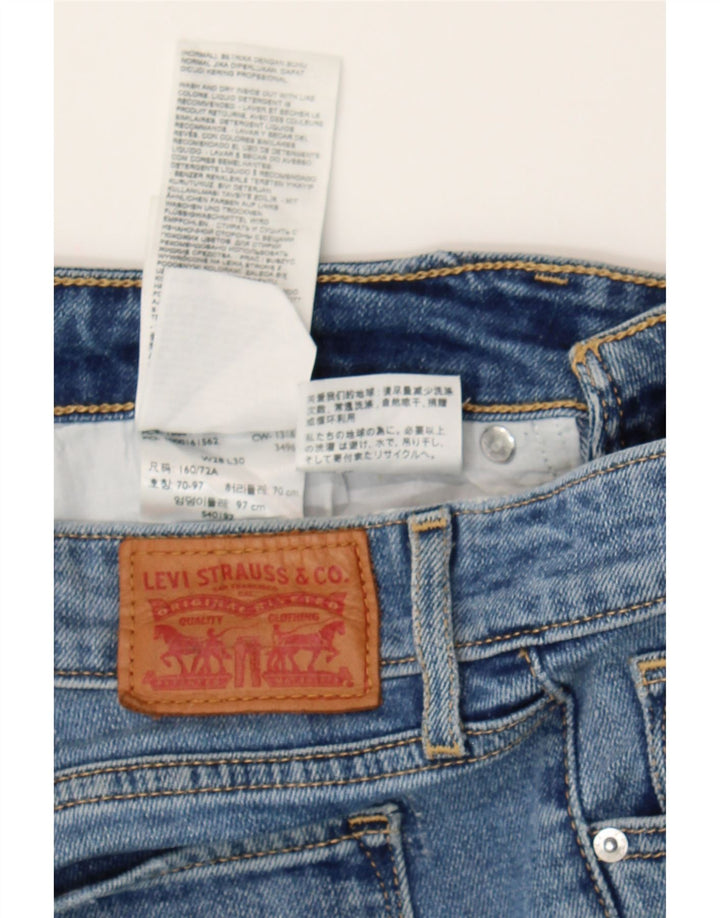 LEVI'S Womens 712 Slim Jeans W28 L30 Blue Cotton Vintage Levi's and Second-Hand Levi's from Messina Hembry 