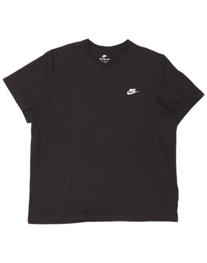 Nike T-shirt top til mænd 2XL sort bomuld