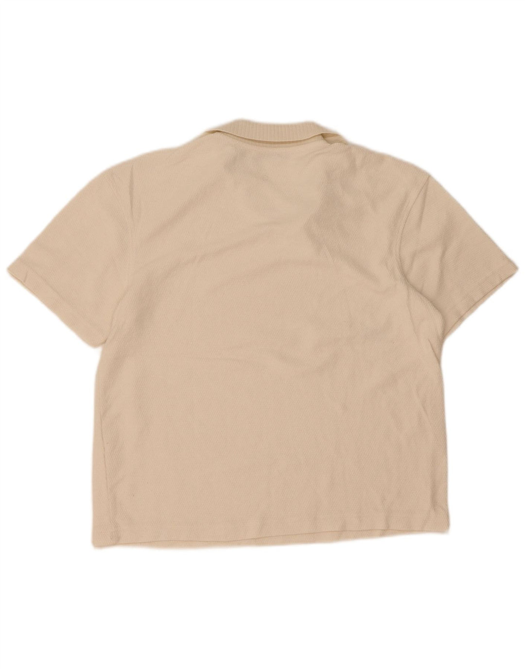 Zara Herre Polo Shirt Small Off White