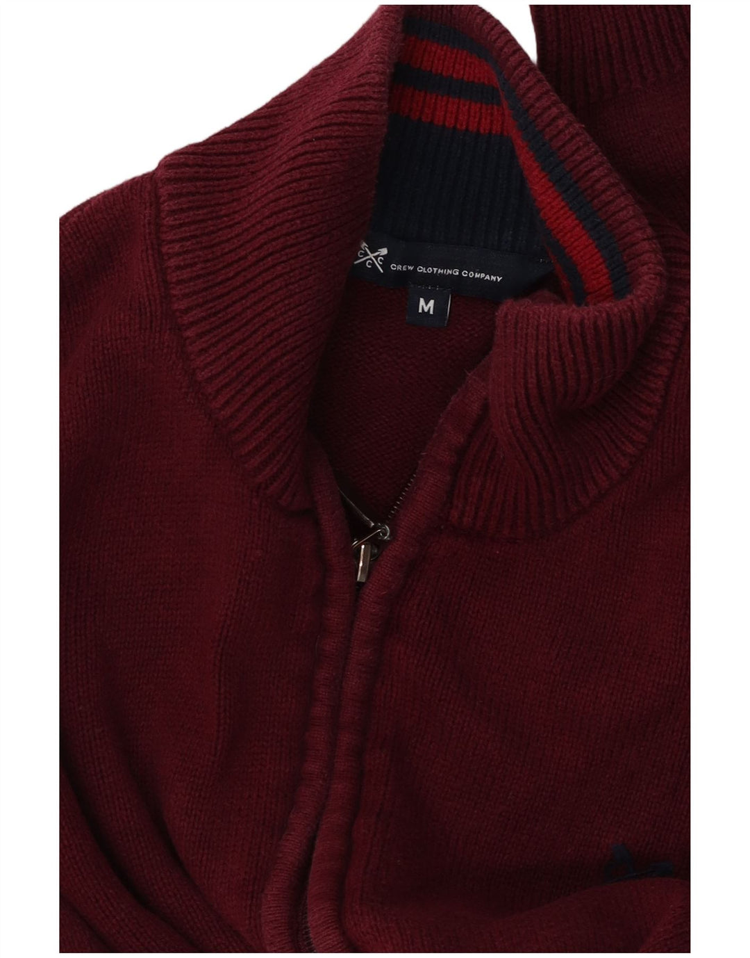 Besætningstøj Herre cardigan sweater Medium Bourgogne bomuld