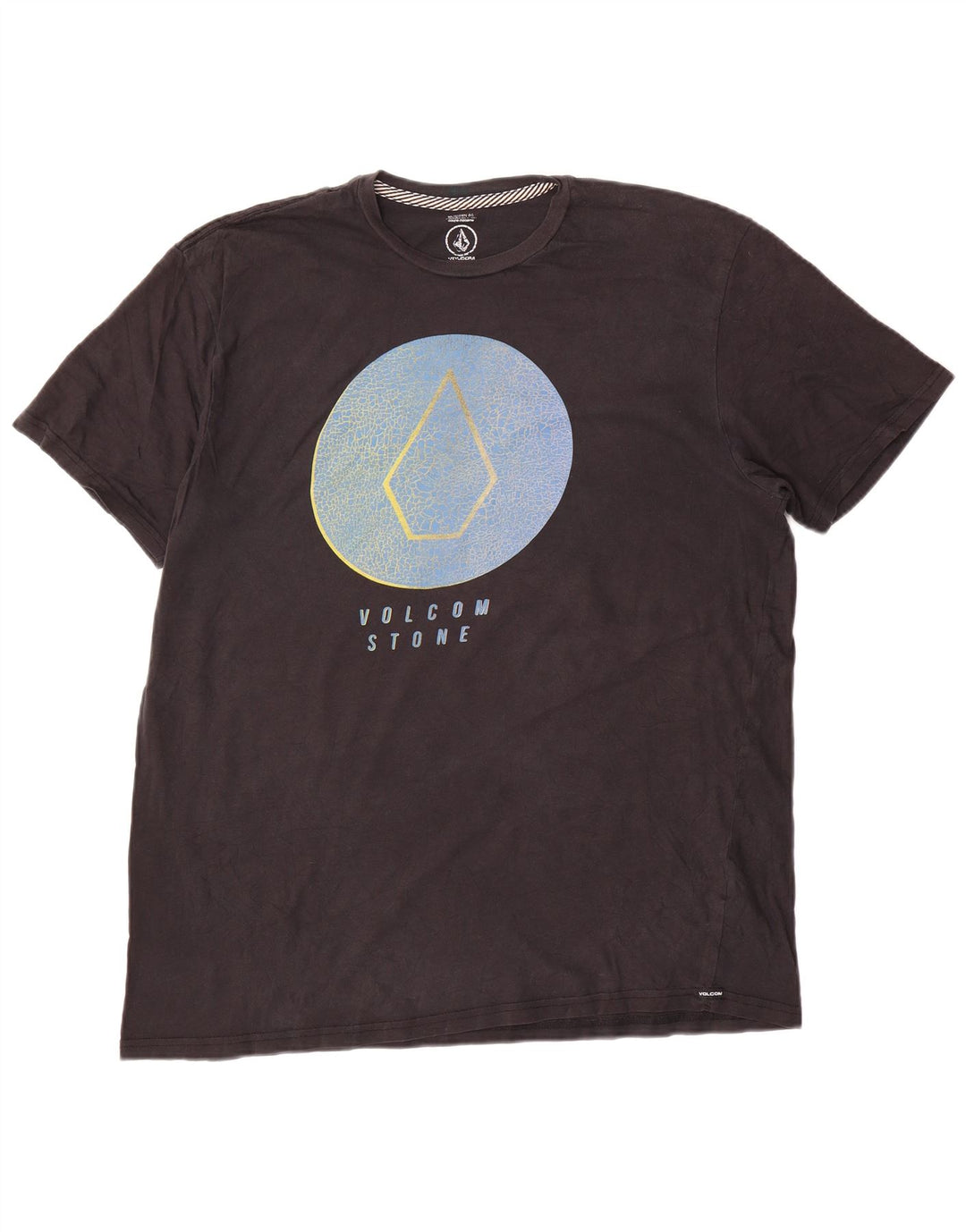 Volcom Herre Modern Fit Grafisk T-Shirt Top XL Sort