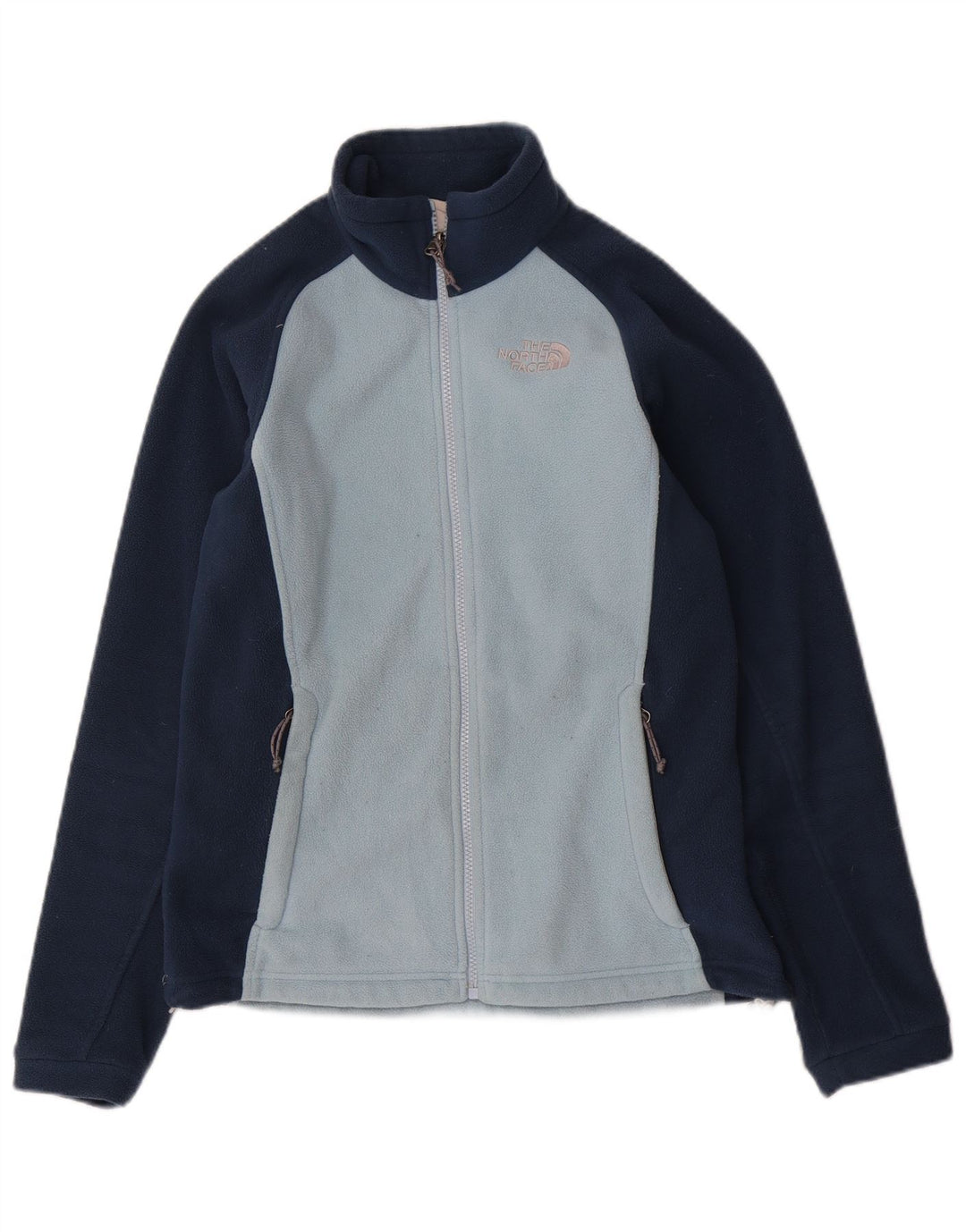 The North Face Dame Liner Fleece Jacket UK 10 Small Blue Colourblock