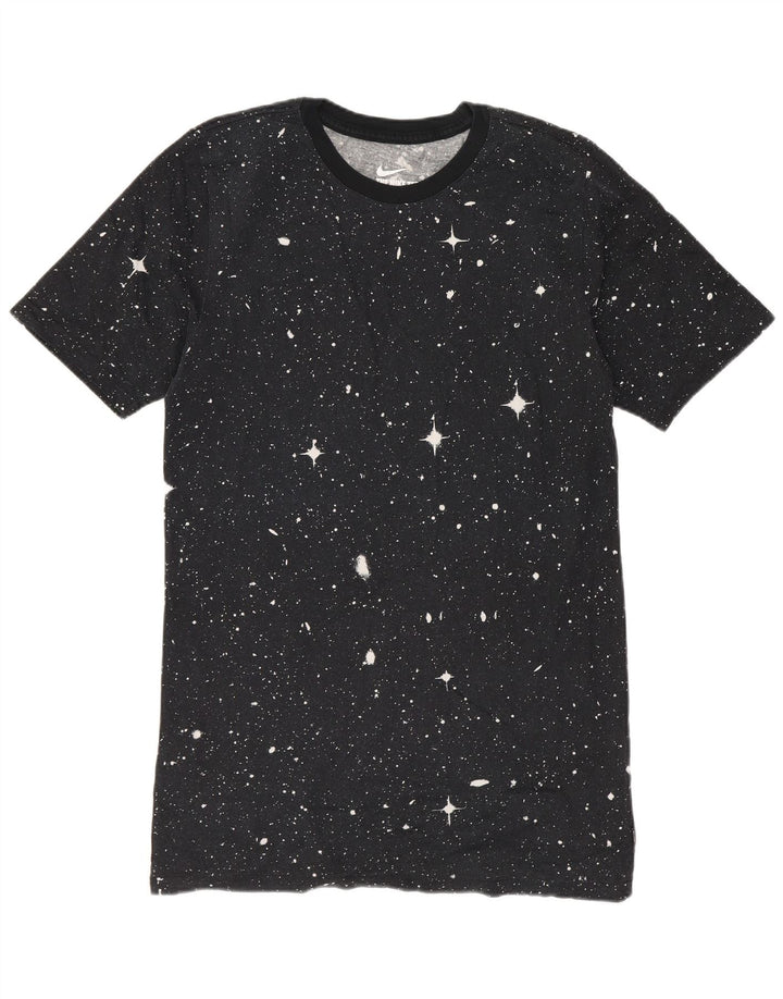 Nike Herre grafisk T-shirt Top Lille Sort Plettet