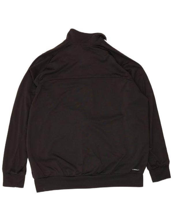 Adidas Herre Regular Fit træningsdragt Topjakke XL Sort Polyester