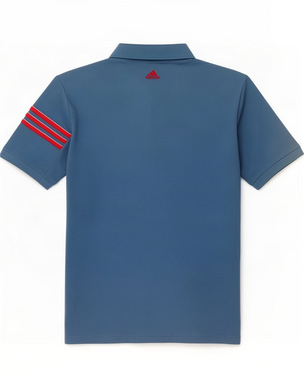 Adidas Herre Climacool Polo Shirt Medium Blue Polyester