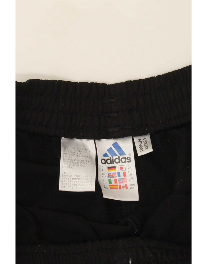 Adidas Træningsdragtsbukser til mænd UK 42/44 Large Black Polyester