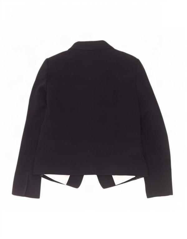 Marks & Spencer Dame 1 Knap Blazer Jacket UK 14 Large Navy Blue