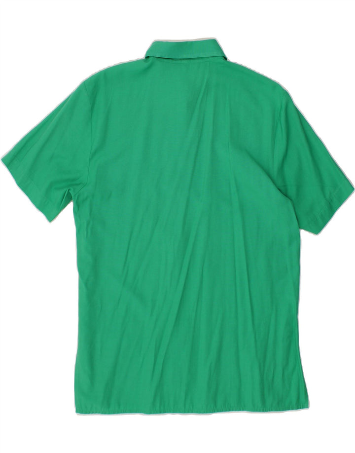 LINEAV Womens Short Sleeve Shirt EU 40 Medium Green Viscose Vintage LINEAV and Second-Hand LINEAV from Messina Hembry 
