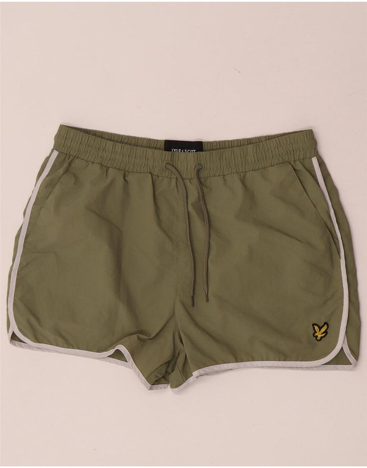 Lyle & Scott Badeshorts til mænd store Khaki Nylon