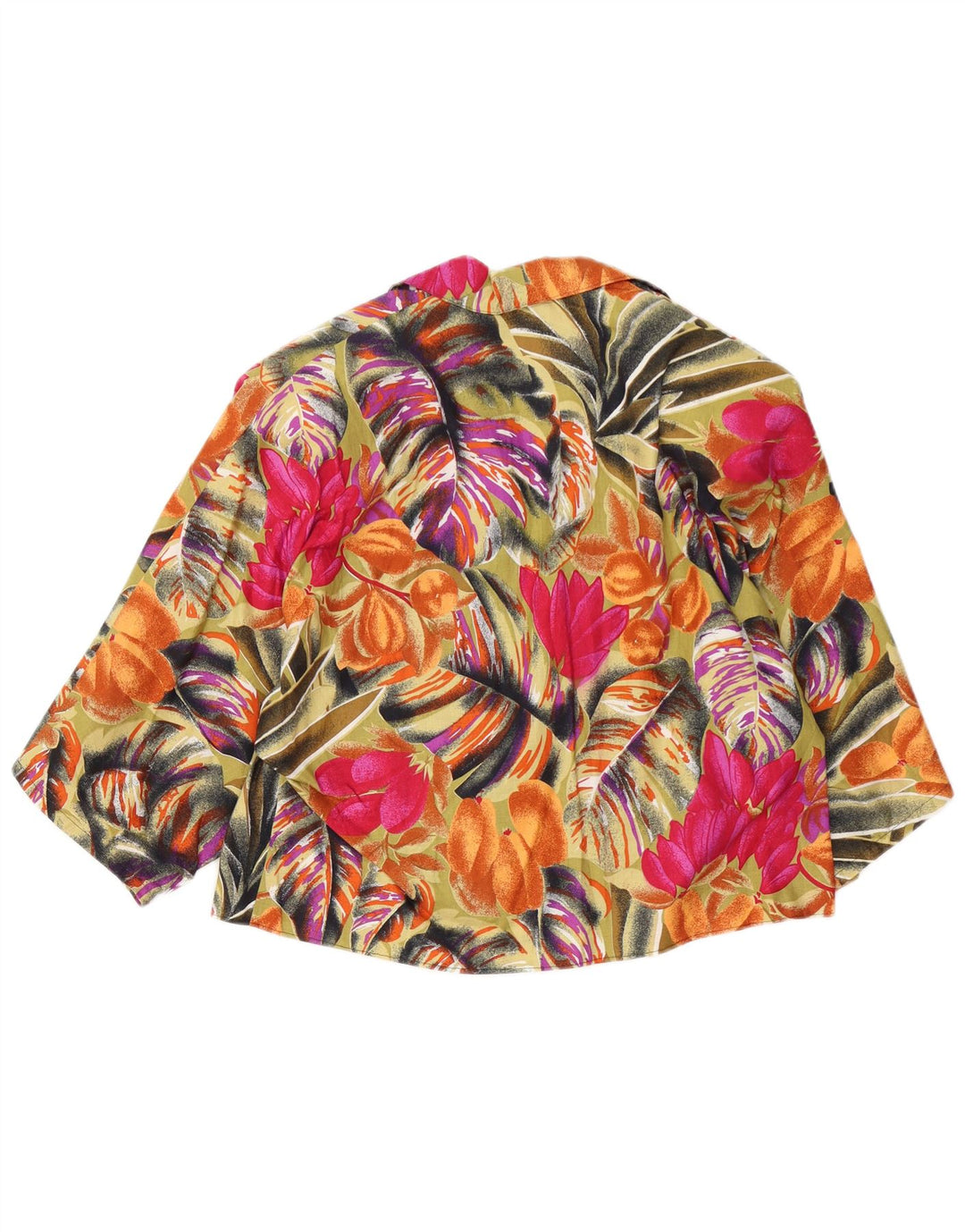Vintage Dame 1 Knap Blazer Jacket UK 14 Medium Multicolored Floral