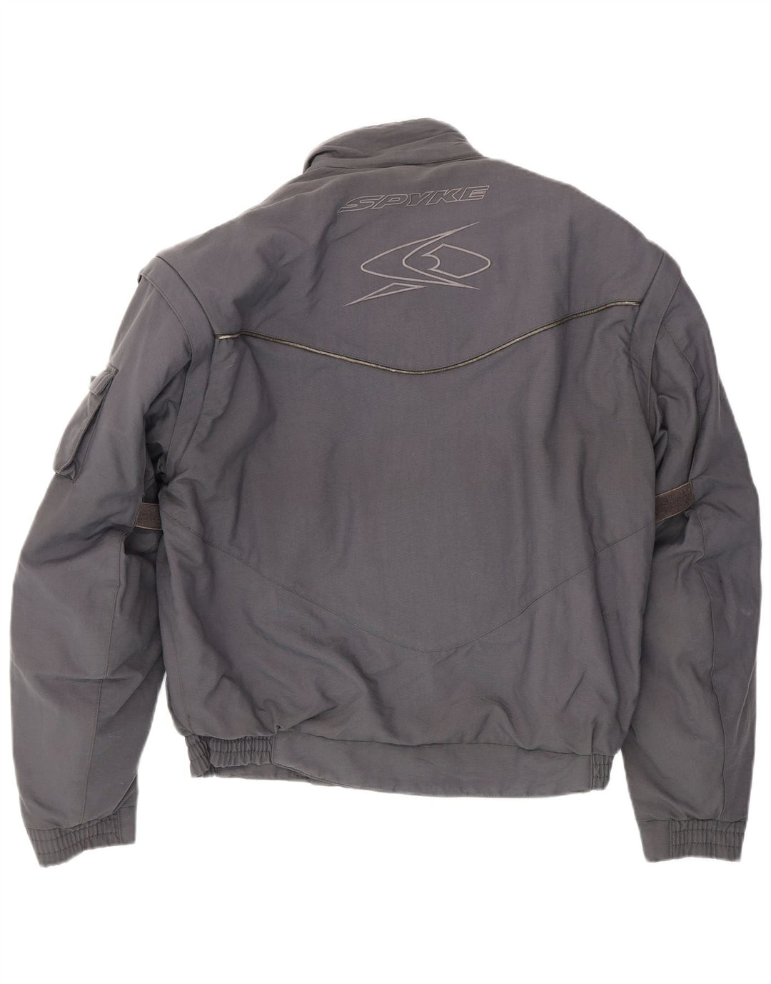 Spyke Herre Racer Jacket UK 40 Stor Grå Polyester