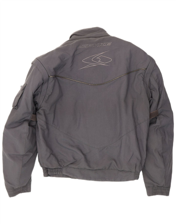 Spyke Herre Racer Jacket UK 40 Stor Grå Polyester