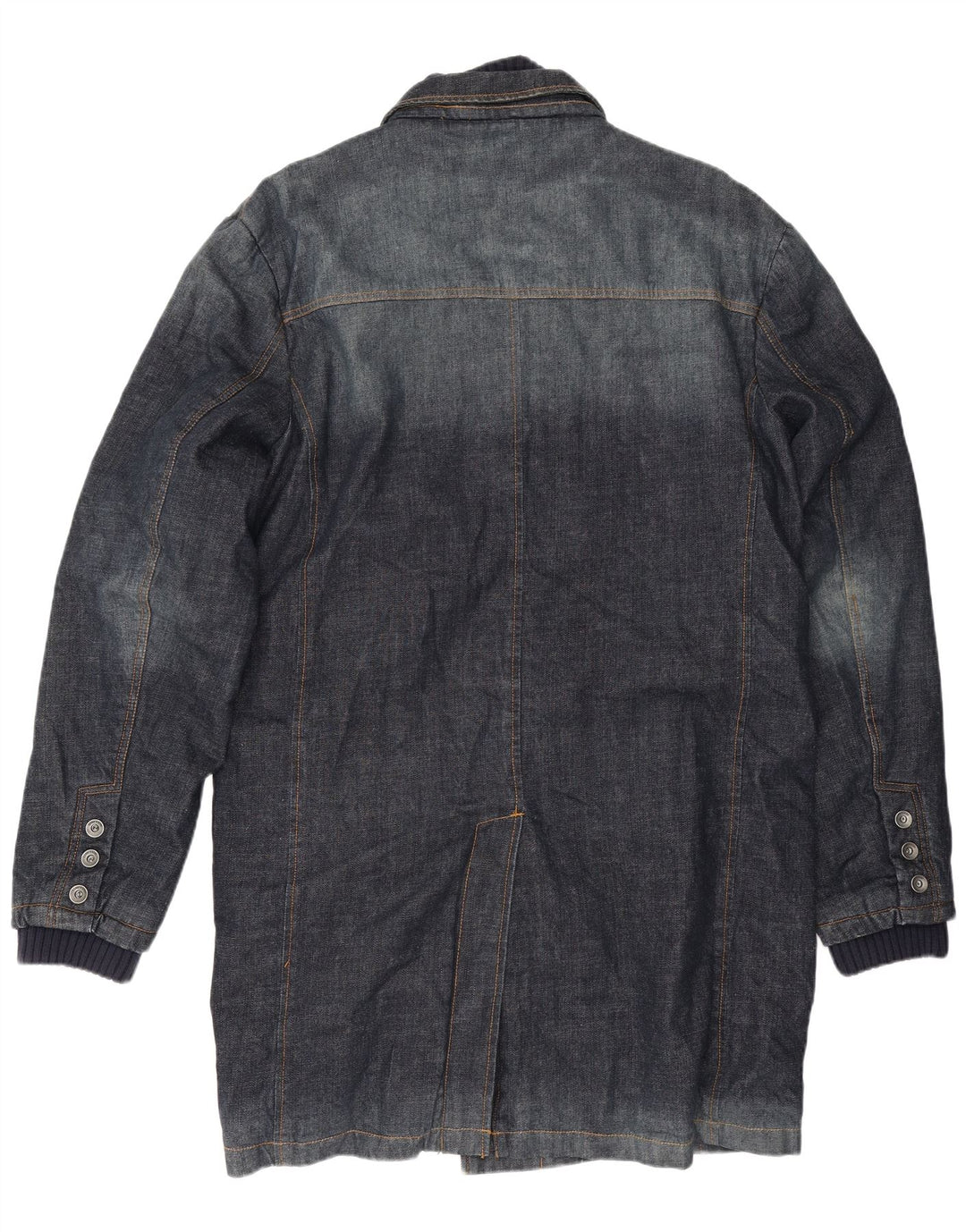 Jack & Jones Herre Denim Coat UK 44 2XL Navy Blue Cotton