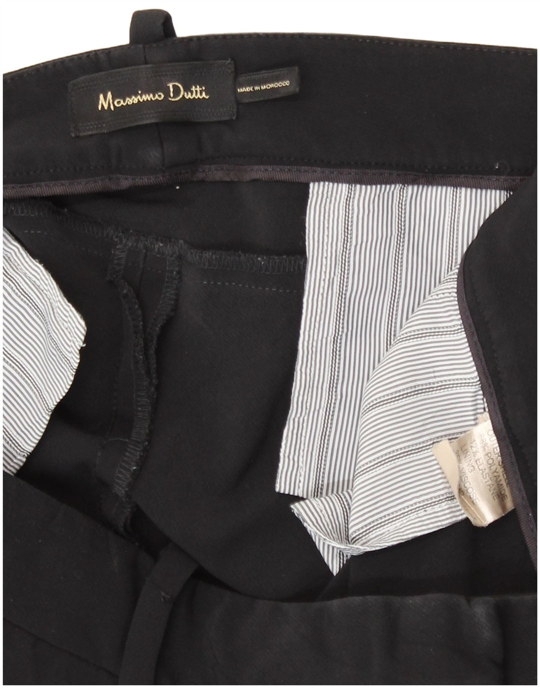 Massimo Dutti Dame Skinny Bukser W30 L28 Sort Polyamid