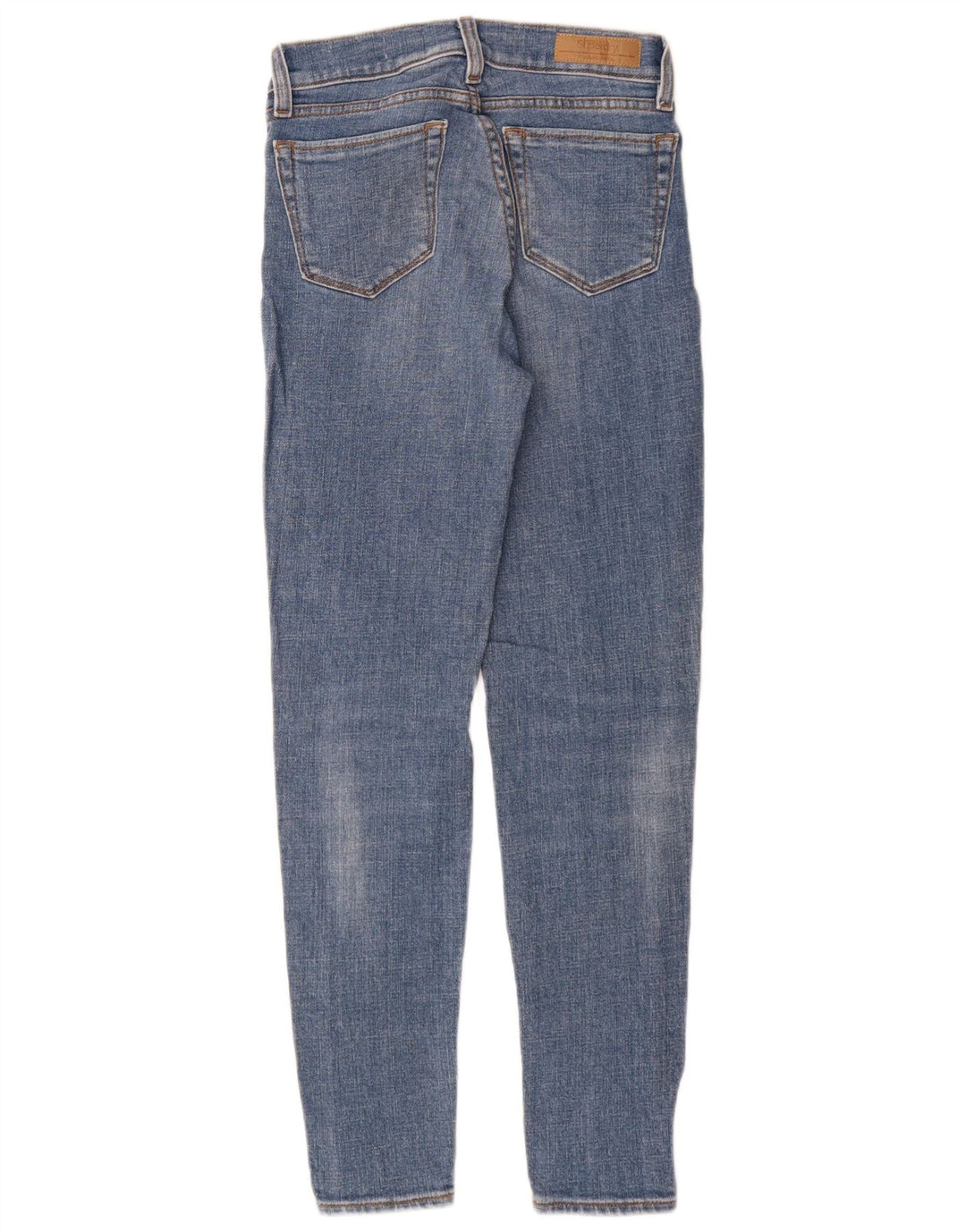 SUPERDRY Dame Mid Rise Super Skinny Jeans W25 L28 Blå Bomuld