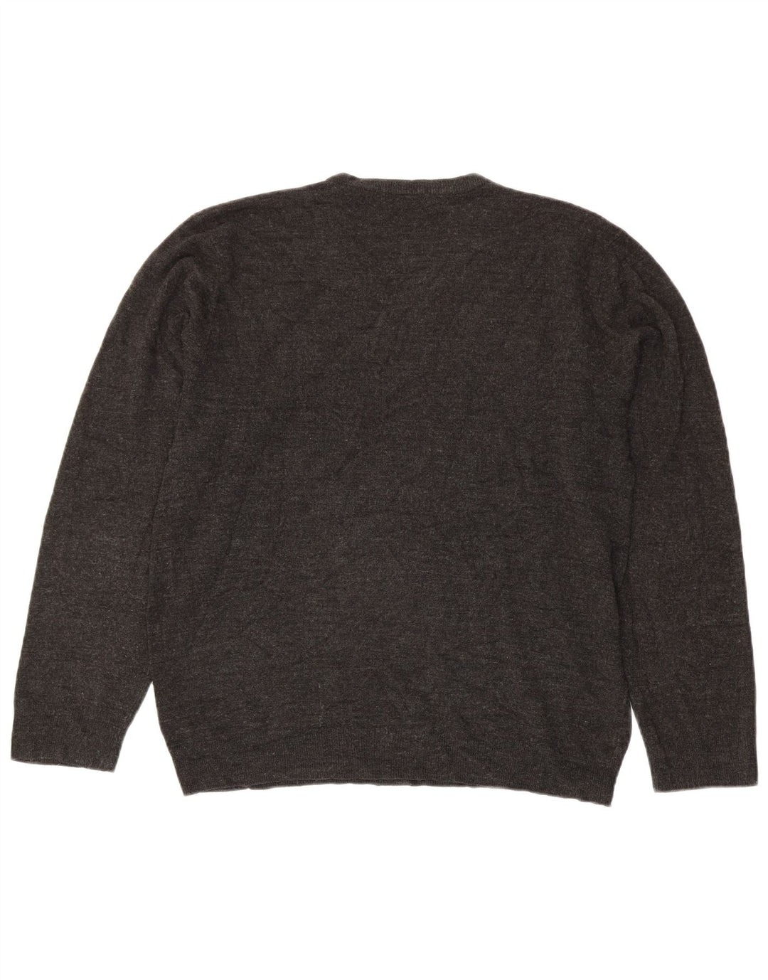 Marks & Spencer Herre Blue Harbor V-hals sweater Stor grå akryl