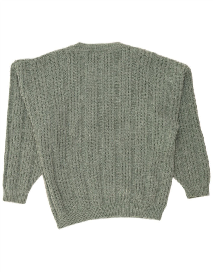 Xavier Herre V-hals sweater XL Grøn Uld