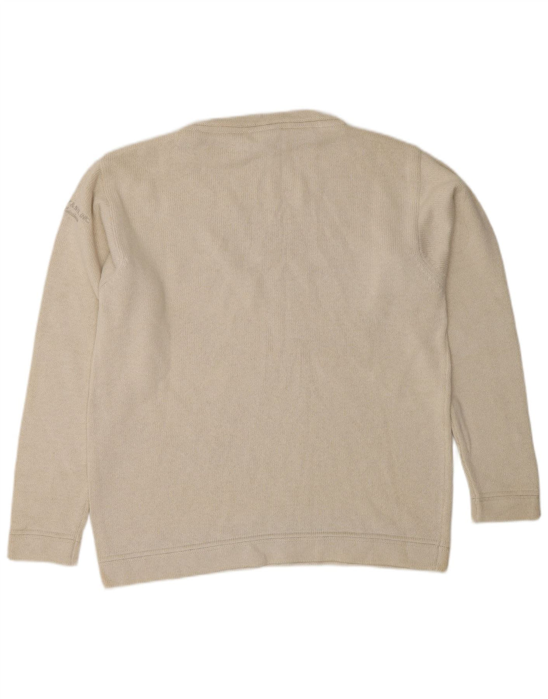 Murphy & Nye Herre Sailmakers Boat Neck Jumper Sweater Small Off White