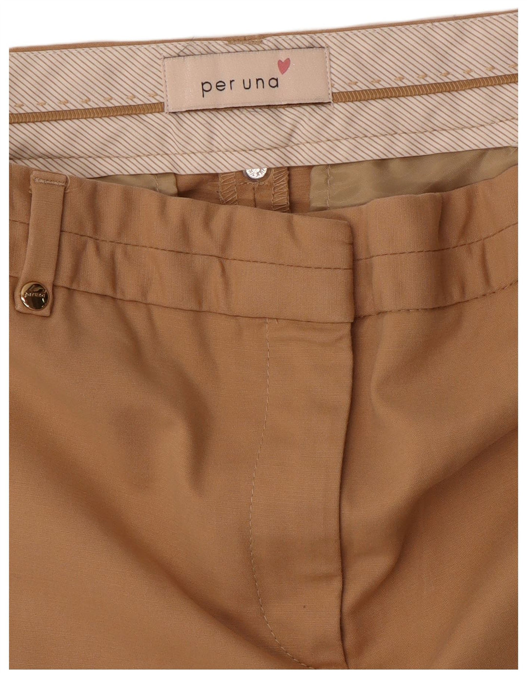 PER UNA Dame Slim Cropped Bukser W28 L25 Beige