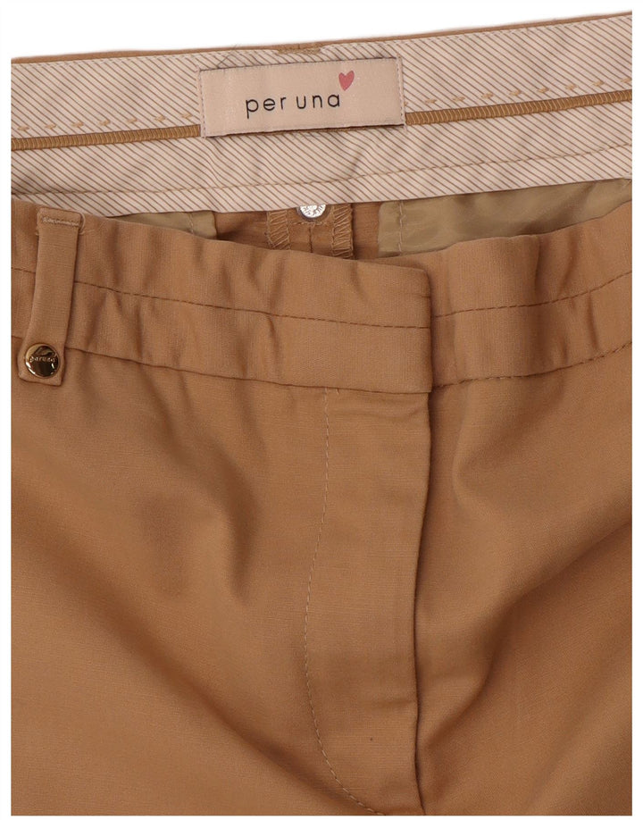 PER UNA Dame Slim Cropped Bukser W28 L25 Beige