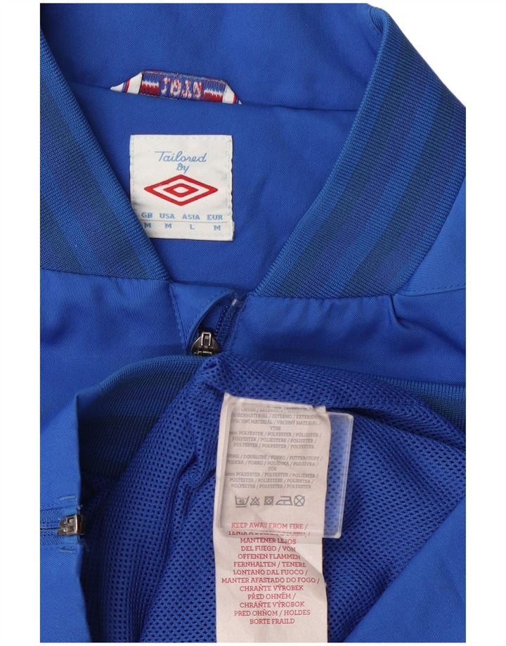 Umbro Herre Rangers Grafisk Træningsdragt Top Jakke Medium Blå Polyester