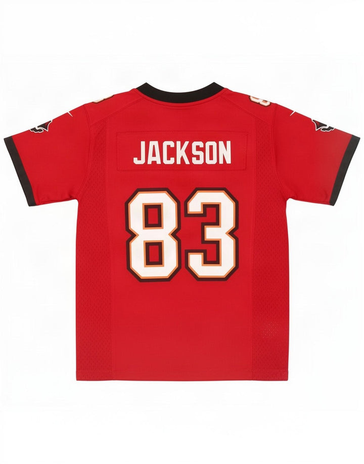 Nike Boys Jackson Grafisk T-Shirt Top 10-11 år Medium Rød Colourblock