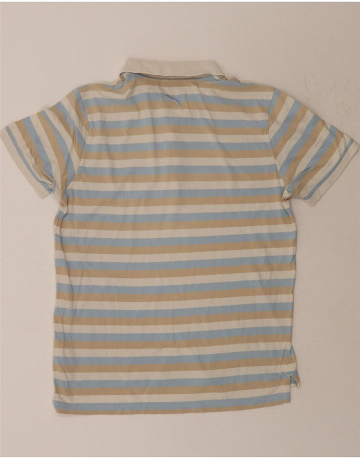 PUMA Mens Polo Shirt Medium Multicoloured Striped Cotton Vintage Puma and Second-Hand Puma from Messina Hembry 