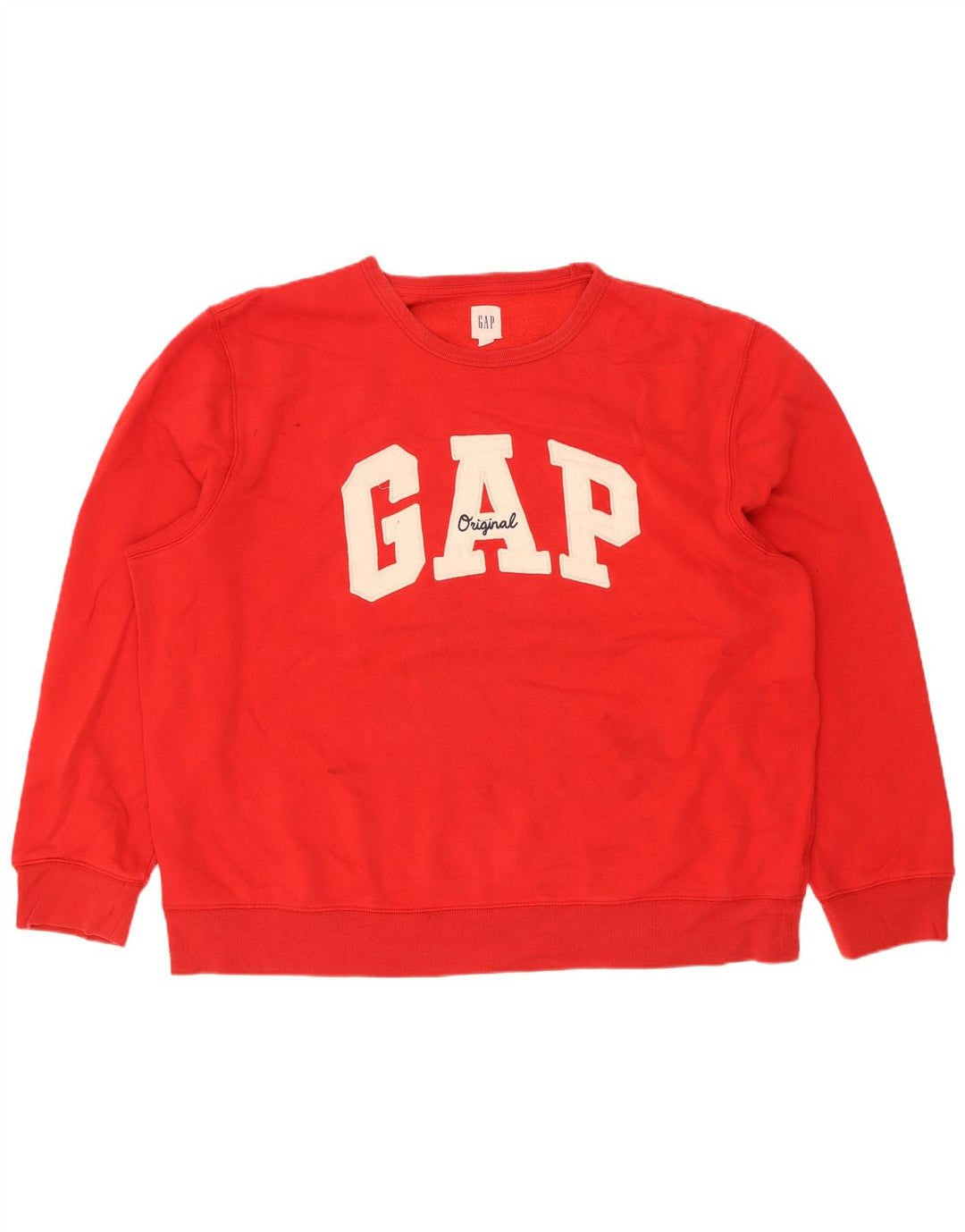 Gap Herre Grafisk Sweatshirt Jumper 2XL Rød Bomuld