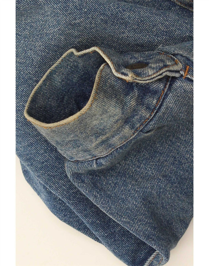 Rifle Herre Sherpa Denim Jacket UK 38 Medium Blue Cotton