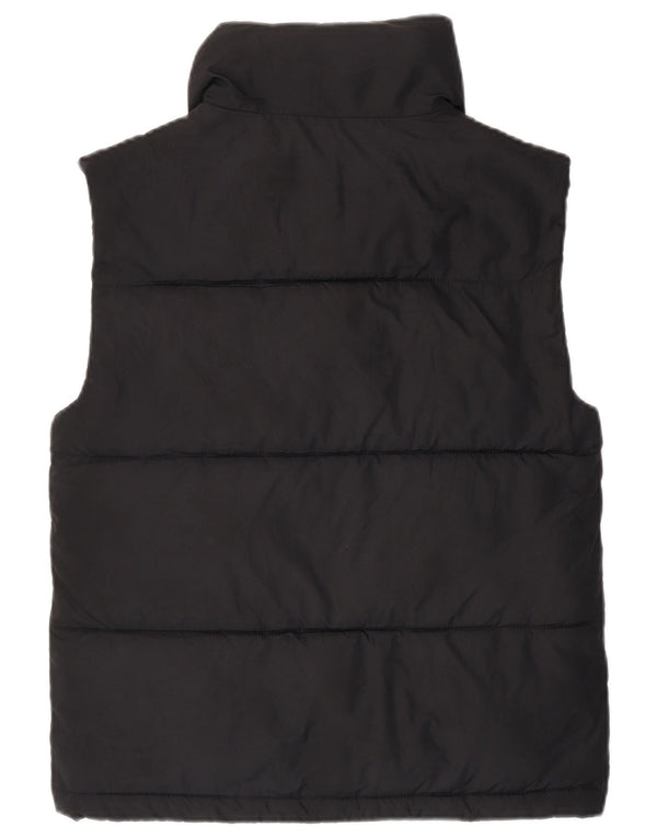 Abercrombie & Fitch Womens Oversized Polstret Gilet UK 10 Small Black