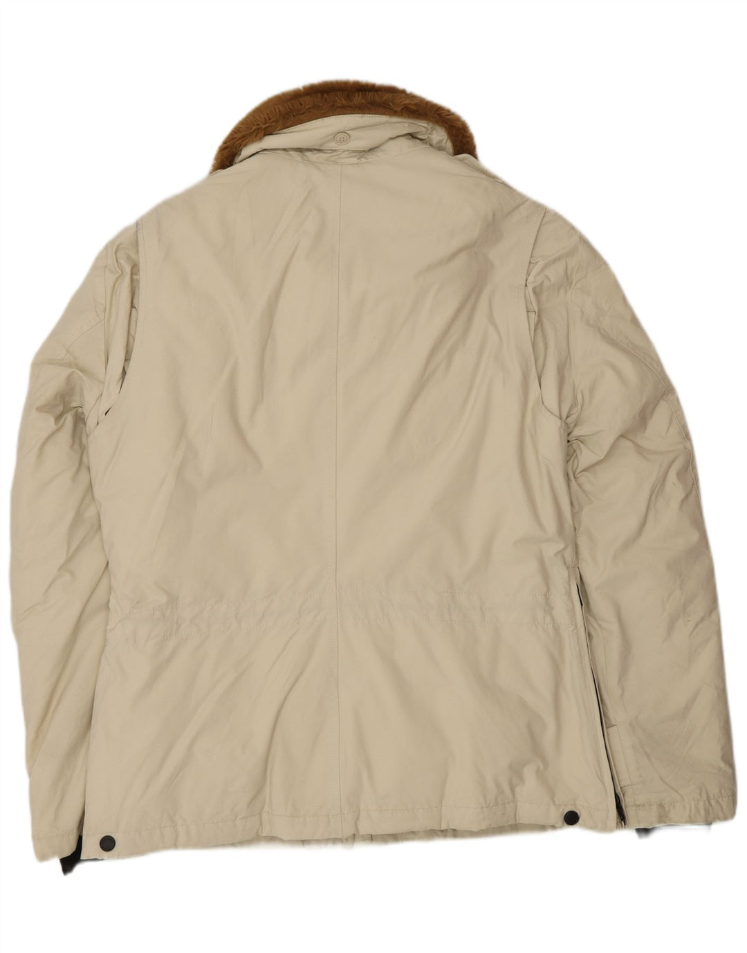 Blauer Military Polstret jakke til kvinder UK 18 XL Beige Nylon