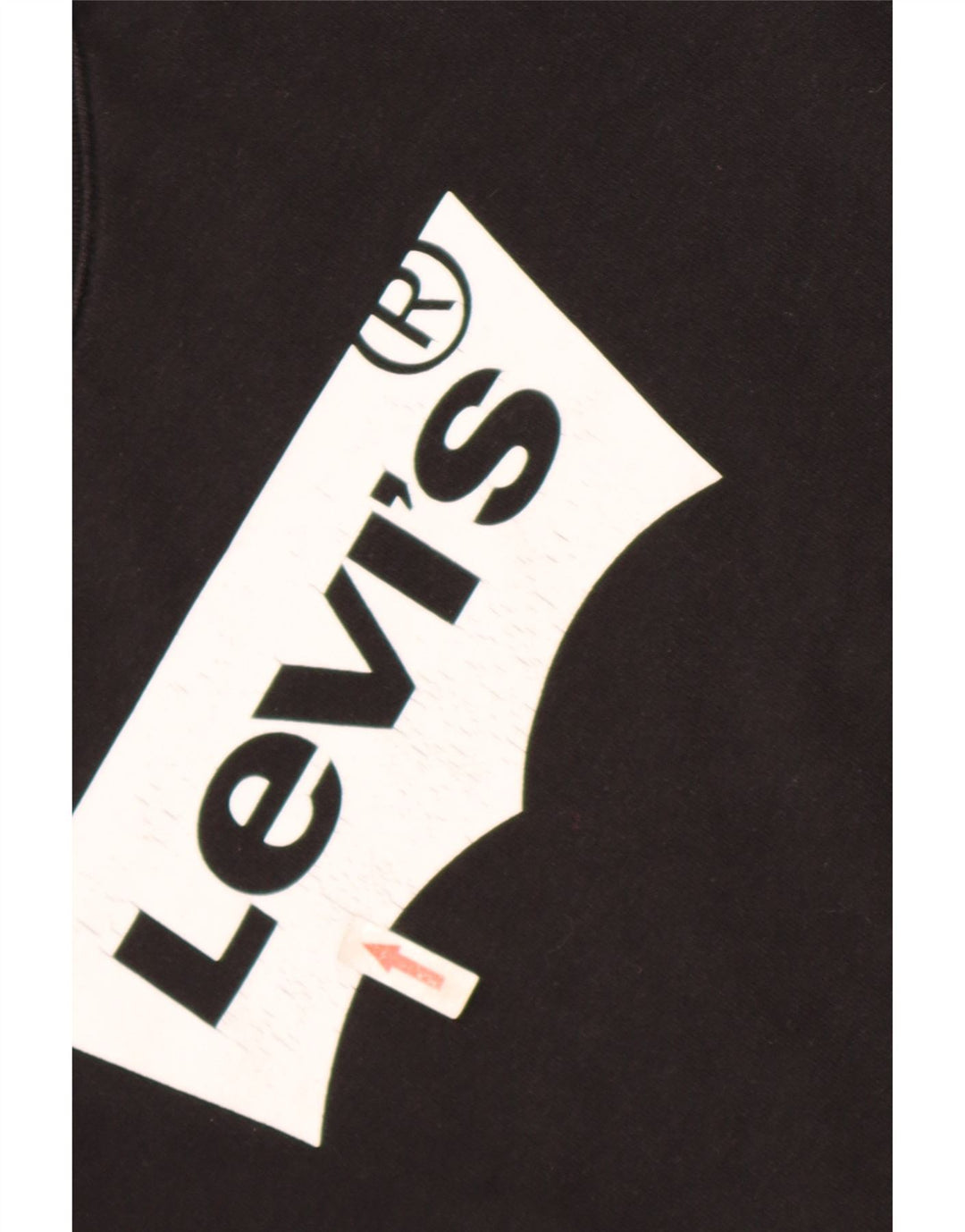 Levi's Womens Grafisk Oversized Sweatshirt Jumper UK 10 Small Black Bomuld