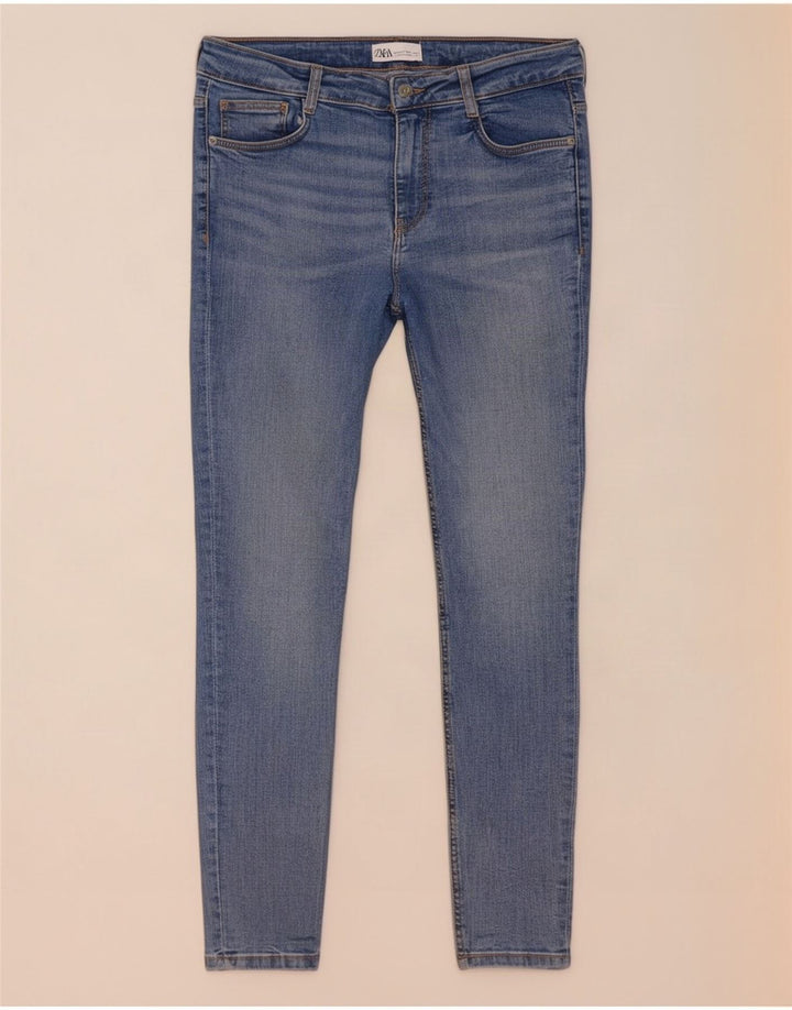 Zara Dame Skinny Jeans EU 40 Medium W30 L29 Blå