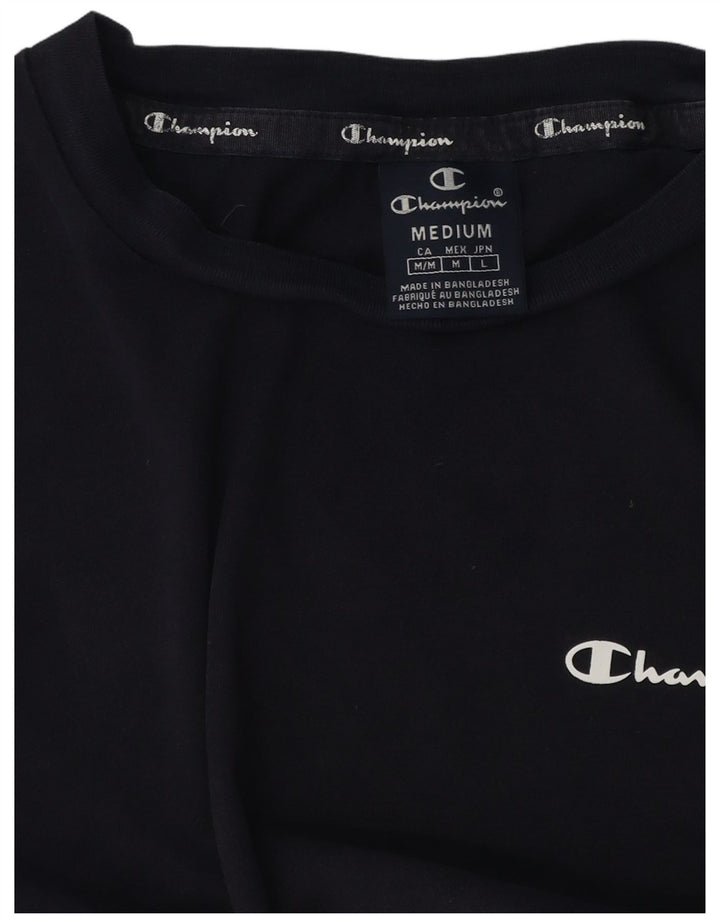 Champion Herre T-Shirt Top Medium Navy Blue