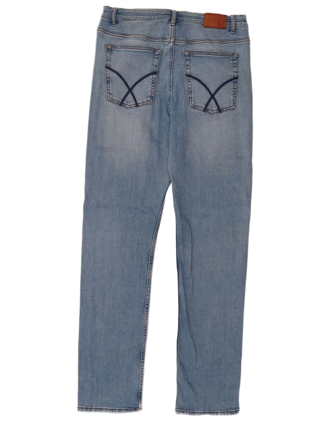 Besætningstøj Straight jeans til mænd W32 L31 Blå bomuld