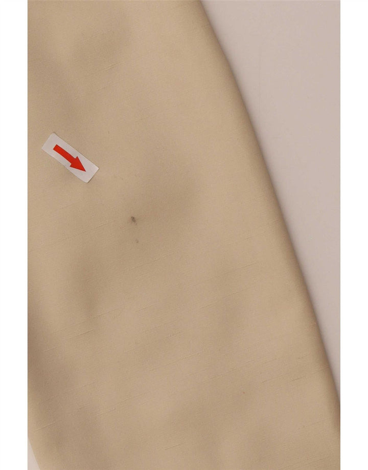 Benetton Womens Crop 3-knaps blazerjakke IT 44 Medium Beige Polyester