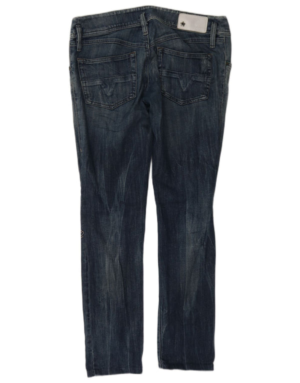 Diesel Dame Matic Slim Tapered Jeans W27 L29 Blå Bomuld