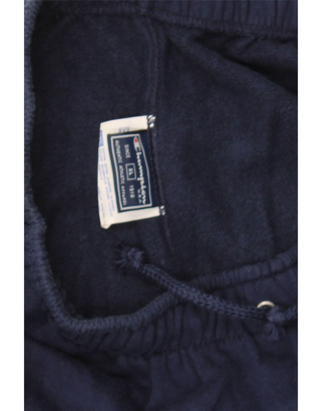 CHAMPION Mens Tracksuit Trousers XL Navy Blue Cotton Vintage Champion and Second-Hand Champion from Messina Hembry 