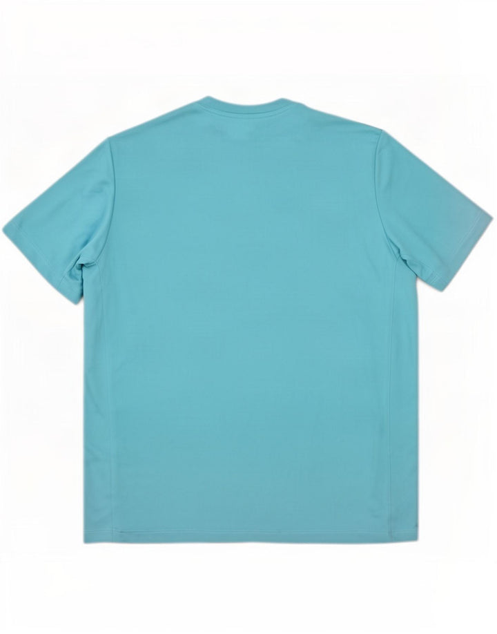 Umbro Herre Grafisk T-Shirt Top XL Blå Colourblock Polyester
