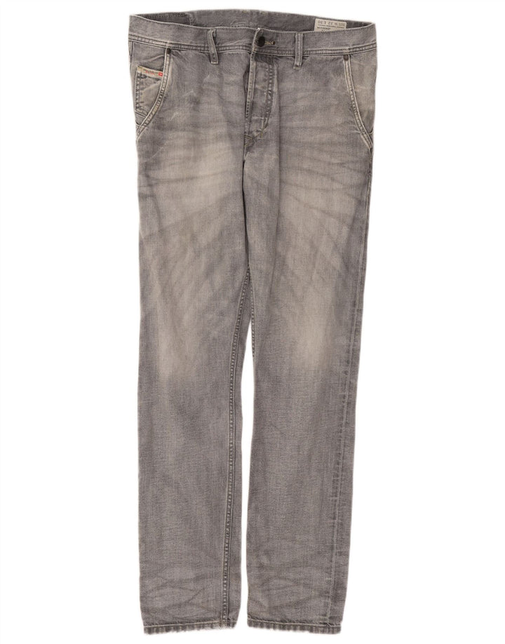 Diesel Herre Kakee Carrot Slim Jeans W32 L30 Grå Bomuld
