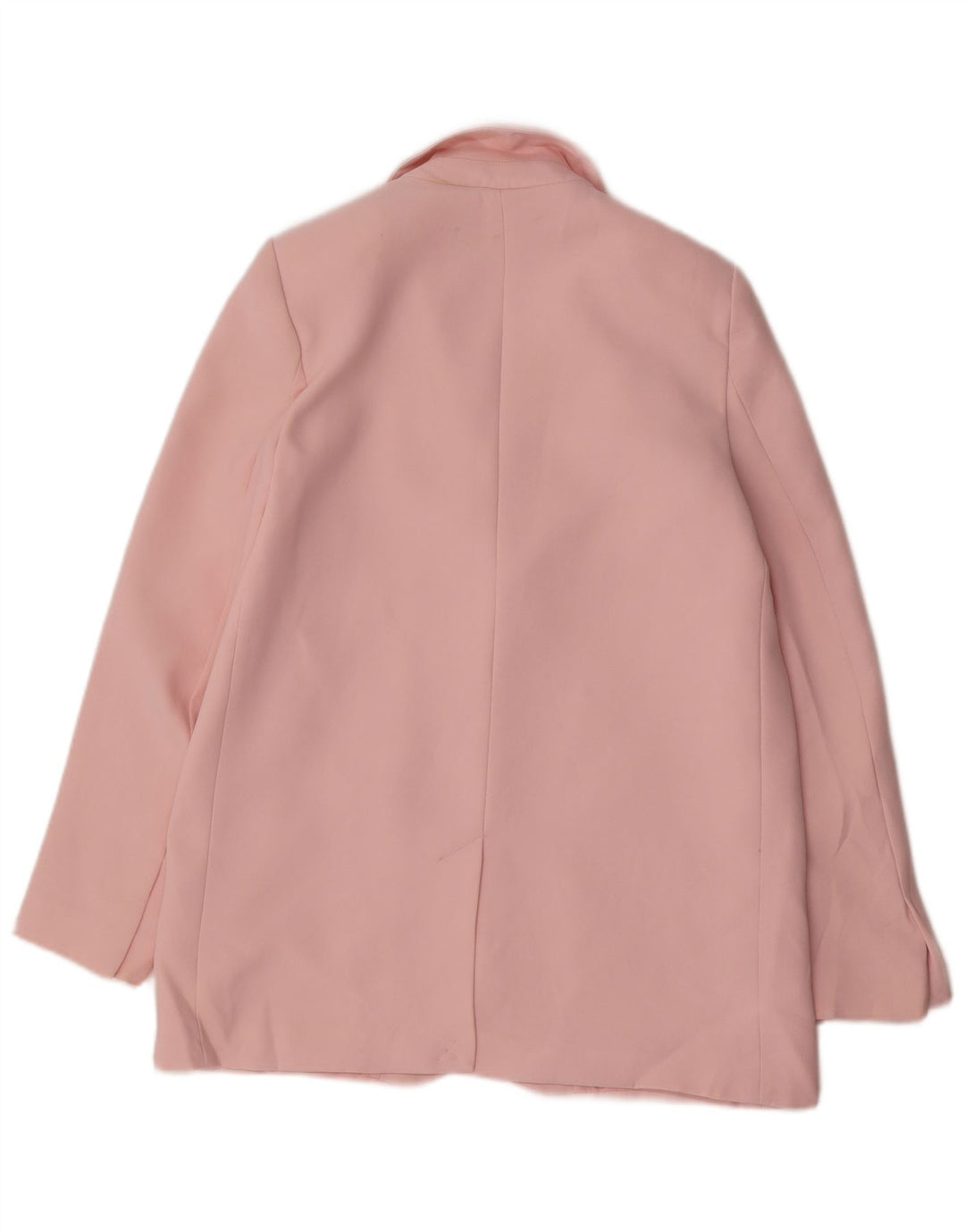 Zara Dame 2 Button Blazer Jacket UK 10 Small Pink Polyester