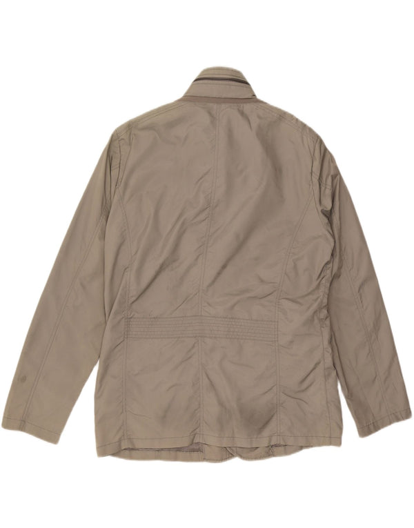 Geox Herre Hooded Utility Jacket UK 42 XL Grå Polyamid