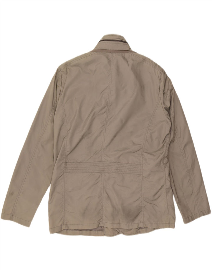 Geox Herre Hooded Utility Jacket UK 42 XL Grå Polyamid