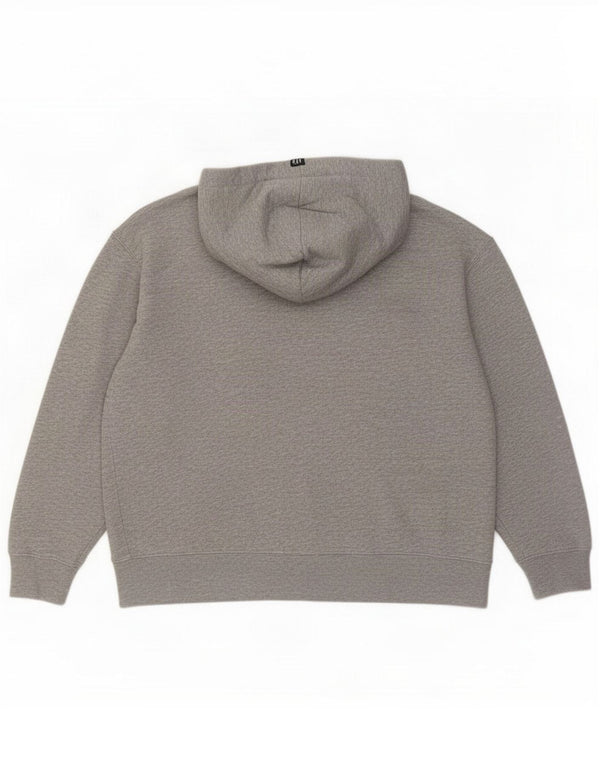 Gap hættetrøje til kvinder med lynlås UK 16 Large Grey Cotton